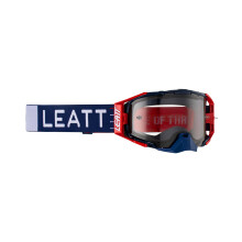 Leatt Goggle Velocity 6.5 Adult (Rosso/Blu con Lente Grigia Chiara)
