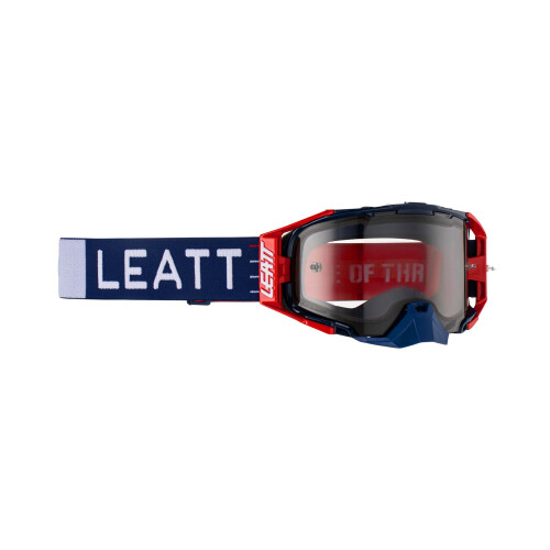 Leatt Goggle Velocity 6.5 Voksen (Rød/Blå med Lys Grå Linse)