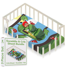 Cuddle Club Newborn Cadeauset - Inclusief Dekentje, Hoed en Bedlaken in Leuke Stijlen