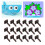 Craft Rivets 300pcs Square Double Feet Studs For Diy Projects 10