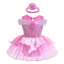 Dressy Daisy Baby Girl Prinsesse Kostume Pink Romper Tutu Skirt Onesie