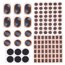 Kit de réparation de chambre à air de vélo par vulcanisation (114 pièces)