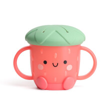 Itzy Ritzy Peuter Snack Cup - Vlekkeloze Snack Cup voor Peuters met Zachte Silicone Deksel
