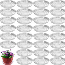30 Pak Klare Plastik Planteunderlag 10 tommer Plantebakker til Potteplanter