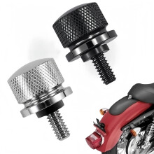 WASYDY 2 pcs Aluminium Legerslot Achterzitbeugel 1/4"-20 Draad Geschikt voor Harley Davidson 1996-2024