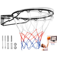 Yes4All Basketball Net, 18 Tommer Breakaway Basketball Rim med Dual Spring til Dunk Impact, Ideel Solid Steel Rim Erstatning
