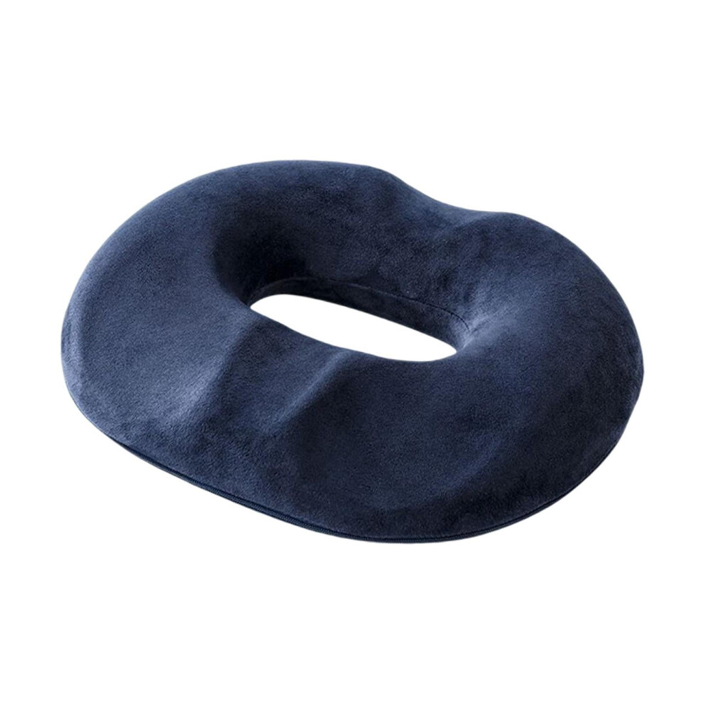 Blue Donut Pillow Pressure Relief For Tailbone Pain Hemorrhoids Pressure Sores Navy Navy