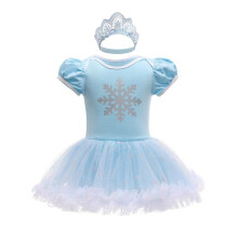Disfraz de Princesa para Bebés Niña con Diadema - 3 Meses Azul