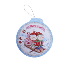3Stk Runde Blechdosen Für Weihnachten, Tragbar,