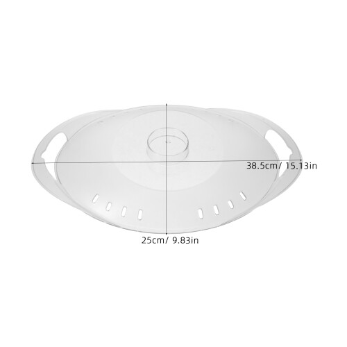 Transparent Cooking Steamer Lid Dishwasher Safe Plastic Cover 1