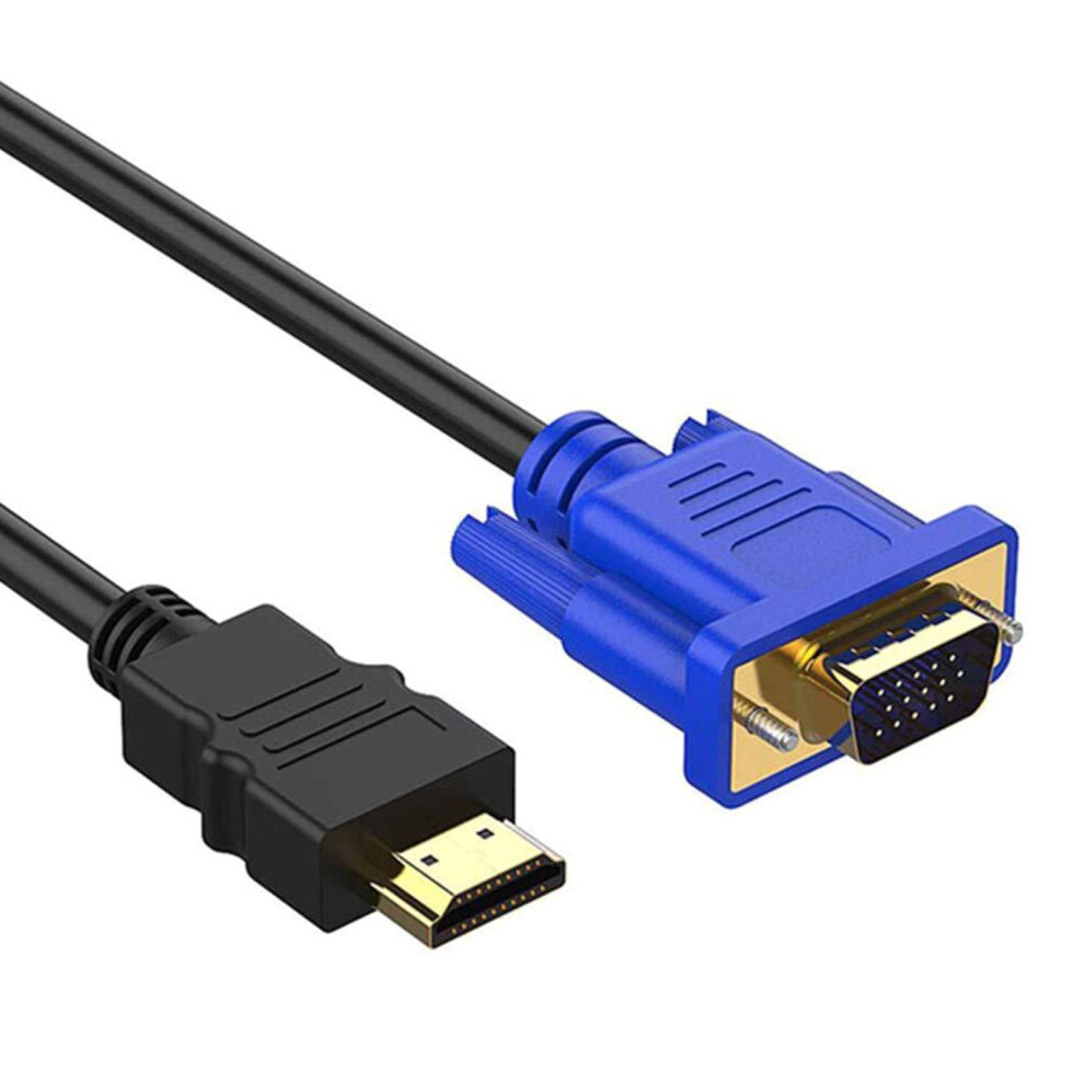 Lightweight Hdtv To Vga Adapter Converter Computer Dongle Connector For Laptop Pc Monitors Projectors Hdtv 9499224211322