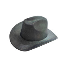 Hata Cowboy Seicíní Lonracha Nollag do Mhná Fir Hata Cowboy In-análaithe le Hata Rópa Feilte Inchoigeartaithe