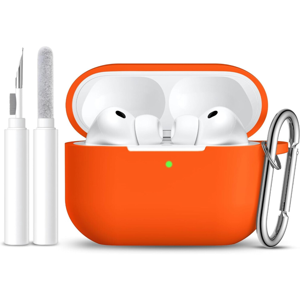 Shockproof Silicone Case For Airpods Pro 3 (2025), With Cleaner Kit & Keychain Â Navy Blue 9499224211667