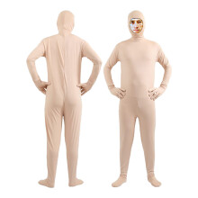 Zentai Jumpsuit för vuxna och barn, enfärgad bodysuit, huddräkt för kläder och scenkonst, unisex, åtsittande festoutfit