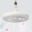 Ventilateur de plafond avec lumière LED et télécommande 1