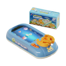 (Blue) Kids Racing Game Simulator Driving Toy With 200 Levels For Ages 3-6 Electronic Educational Gift