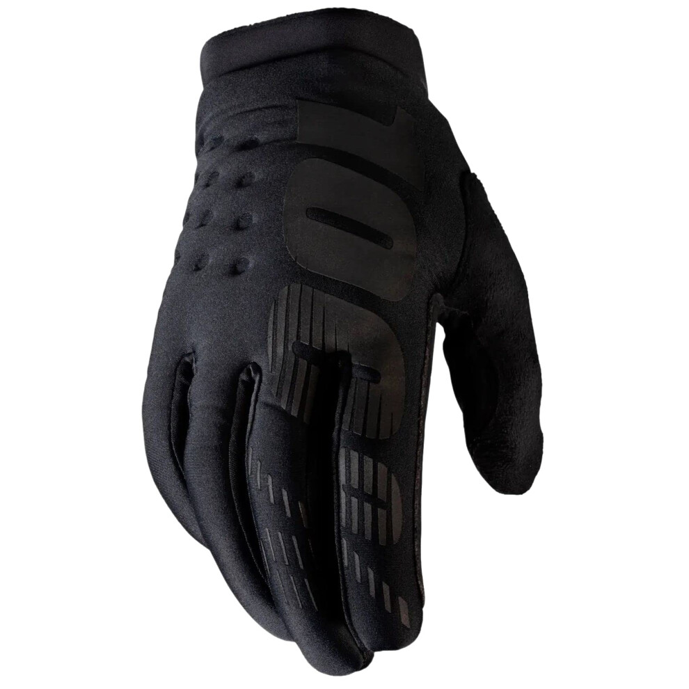 100% Brisker Cold Weather Motocross & Mountain Bike Gloves - Warm Winter Mtb & Mx Powersport Racing Protective Gear 841269184113