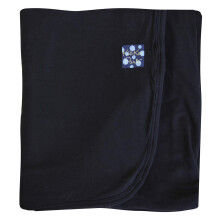 KicKee Pants Basis Kinderwagen Deken - Middernacht, Één Maat