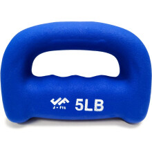 JFIT Neopreen D-Grip Dumbbell Gewicht, 5LB