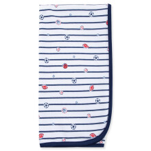 Little Me Tøj til Baby Drenge Sport Star Swaddling Modtagelses Tæppe, 30 x 27 Tommer