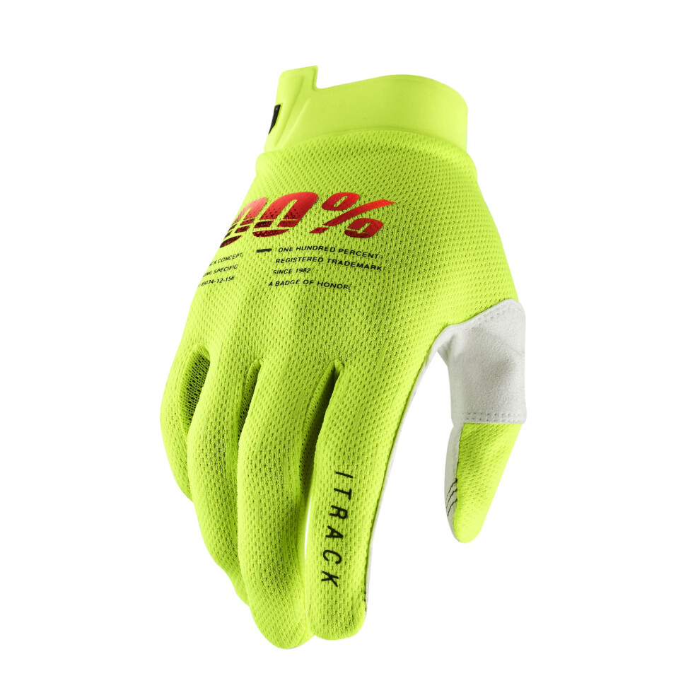 100% Itrack Ultralight Motocross Gloves - Lightweight Mx Dirt Bike & Powersport Racing Protective Gear 841269185110
