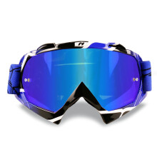 NENKI Occhiali Motocross Adulto - MX Goggles per Uomini e Donne, Off Road & ATV, Anti Nebbia, Protezione UV, Polvere Blu