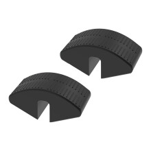 (Black, 2pcs) Anti-Slip Loft Bed Ladder Pads - Safety Step Support