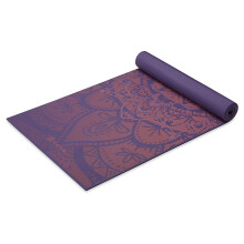 Gaiam Yoga Matte Premium Print Extra Dick Rutschfest für Yoga, Pilates & Fitness, Athenian Rose, 6mm