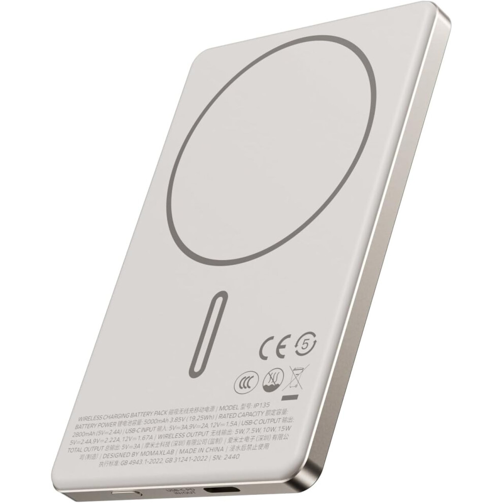 Ultra-Thin 5000Mah Magnetic Power Bank 742406938555