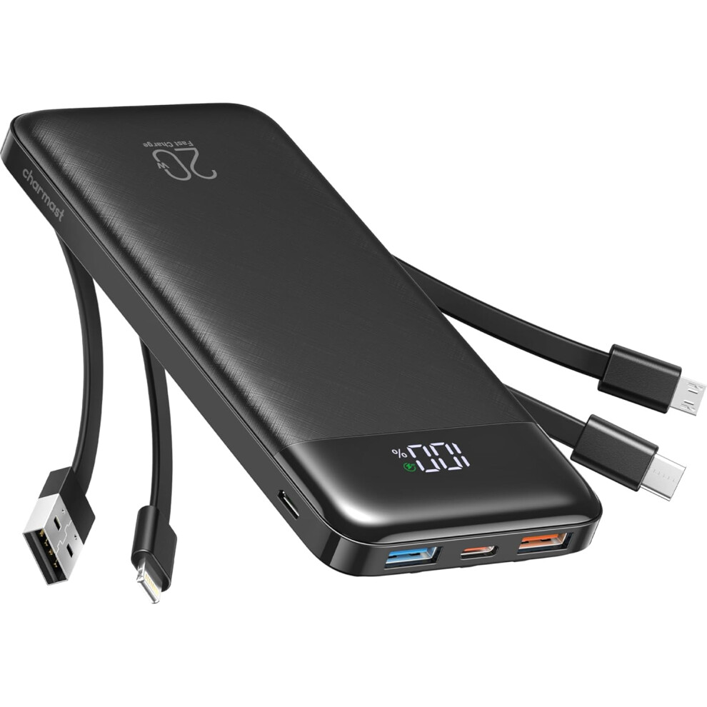 20000Mah 22.5W Power Bank With 4 Cables 742406938579