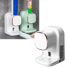 Automatic Wall Mount Electric Toothpaste Dispenser for Kids & Family White