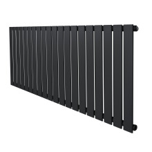 (Anthracite Grey, 600mm x 1400mm) Flat Single Column Radiator Modern Designer Single Panel