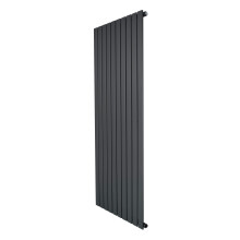 (Anthracite Grey, 1600mm x 700mm) Flat Single Column Radiator Modern Designer Single Panel