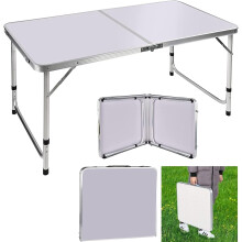3ft Adjustable Aluminum Folding Table
