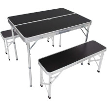 Folding Camping Table and Bench Set