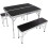 Folding Camping Table and Bench Set 1