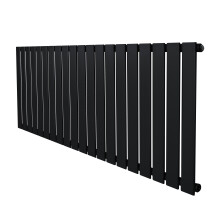Flachheizkörper – 600mm x 1400mm – Schwarz