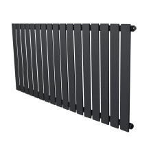 (Anthracite Grey, 600mm x 1190mm) Flat Single Column Radiator Modern Designer Single Panel