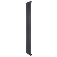 (Anthracite Grey, 1600mm x 280mm) Flat Single Column Radiator Modern Designer Single Panel
