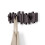 Umbra Umbra Sticks Wall-Mounted Coat Rack Rail Hook with 5 Retractable Pegs - Modern, Space-Saving Storage Organizer, Espresso 1