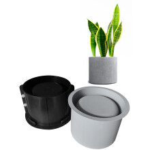 Grote Ronde Siliconen Bloempot Mal, Herbruikbare Ronde Betonnen Klei Vorm voor DIY Vetplanten Potten