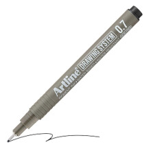 Artline Schwarzer Zeichenstift, Schreibbreite 0,7 mm, 12 Stück | Entdecken Sie verschiedene Zeichentechniken für Künstler & Designer