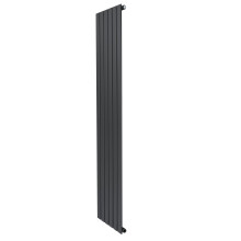 (Anthracite Grey, 1800mm x 420mm) Flat Single Column Radiator Modern Designer Single Panel