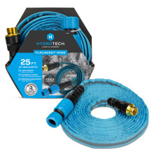 HydroTech FlatJacket 5/8" 25 ft Havevandslange med Patenteret Force Control Teknologi