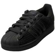 (43 1/3) Adidas Superstar II Fashion Sneaker Schwarz Gold Unisex