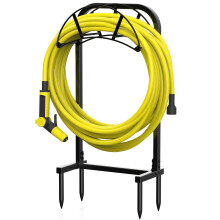 Suchek Slangeholder til Have, Opgraderet 4 Spidser, Holder 150ft Slange, Fritstående Slangeophæng, Slangeopbevaring