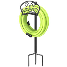 GOFORWILD Tuinslanghouder, Decoratieve Slanghouder, Duurzame Wandhouder, Slanghaspel, Voor 125-Ft van 5/8-Inch Slang