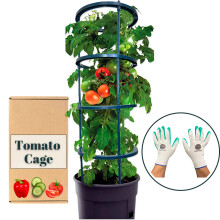 SunVara Lille Tomatkurv til Potte eller Hævet Bed Mini Tomatkurv 9'' Hver 36'' I Alt