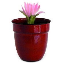 Headwind Glaseret Jernsten Boutique Samling Plantepotte Indendørs - Mini Venti 5 Tommer - Sangria Farve Blomsterpotter