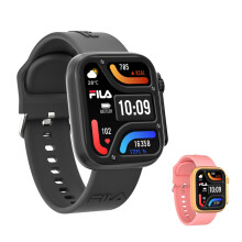 Montre Fila Connectée avec Appels Bluetooth, Écran 1,83", Tracker Fitness IP67, 120+ Modes d'Exercice, Suivi 24/7 du Coeur/Sommeil